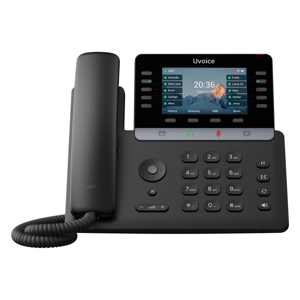 Uvoice 74W Advanced desktop phone, Wi-Fi